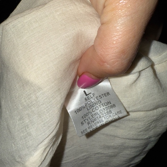 Modern citizen button front with pockets midi dress large - Picture 5 of 5